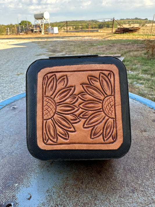 Small Sunflower Jewelry Box