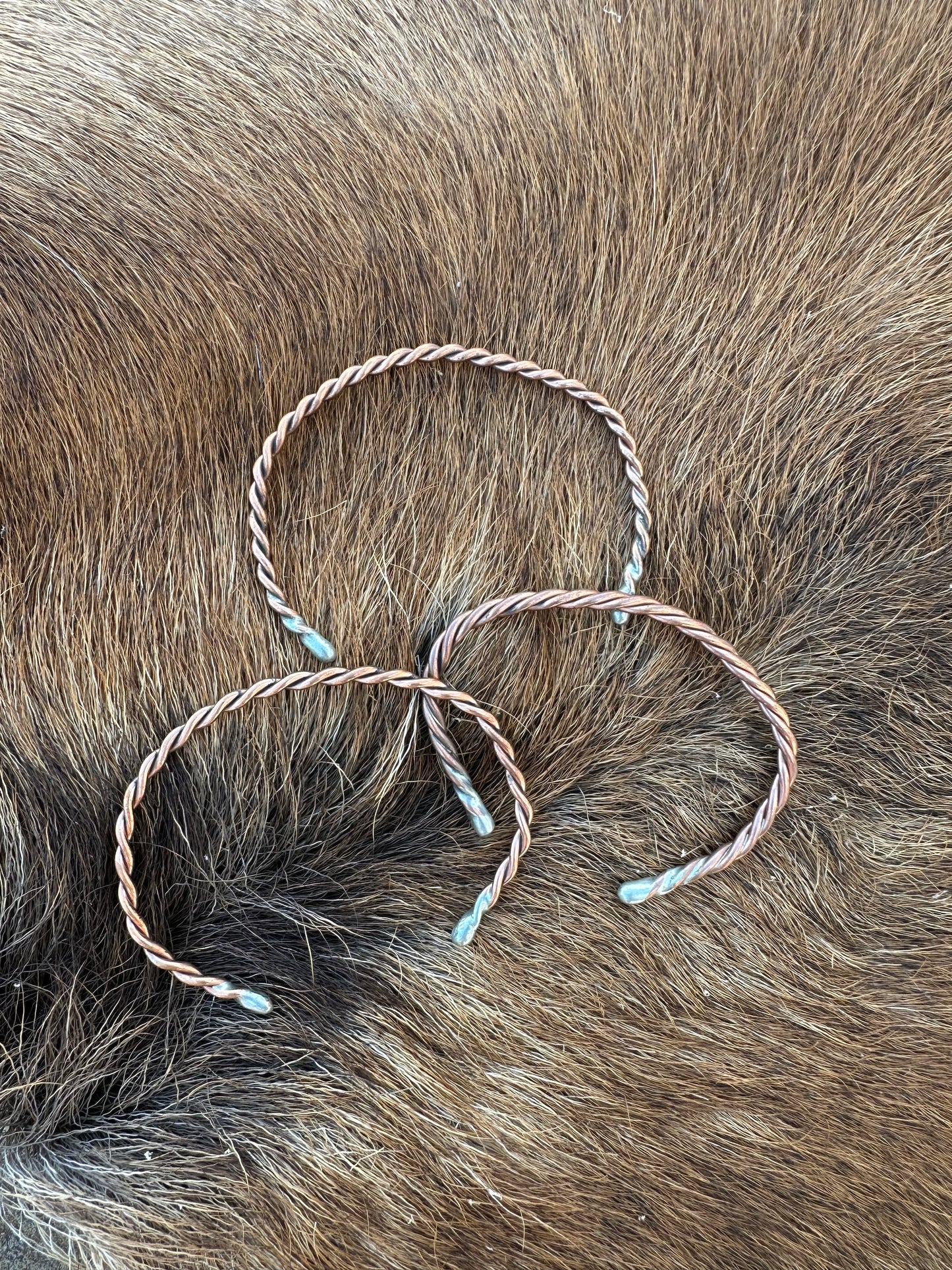 Copper Twist Cuff